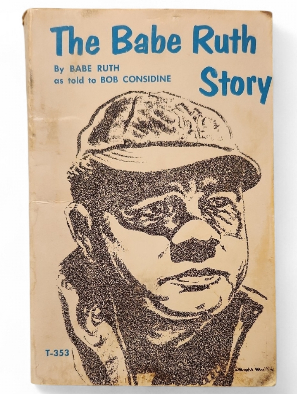 The Babe Ruth Story Vintage Paperback 1974 Baseball Biography MLB Yankees